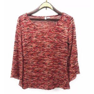 Sami Jos Women’s Top Lightweight Sweater Size Small Long Sleeve Multi Color